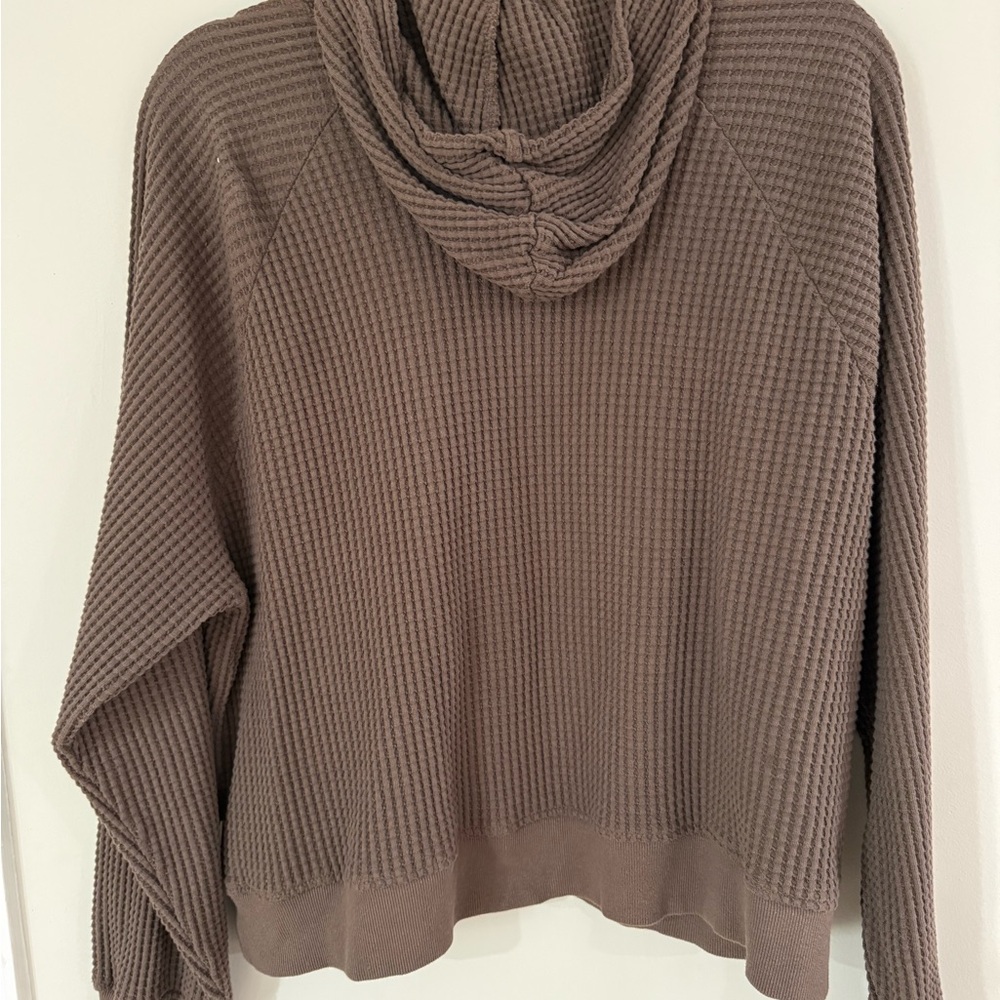 The North Face  Chabot Hoodie Waffle Knit Women's Hoodie Sweater Size Large - Picture 3 of 3